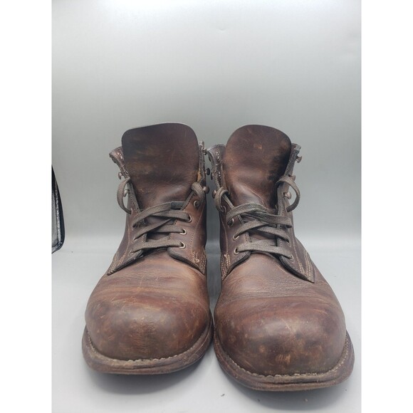 Wolverine 1000 Mile Men 9.5 Plain-Toe Original Boot - Brown - Picture 2 of 16